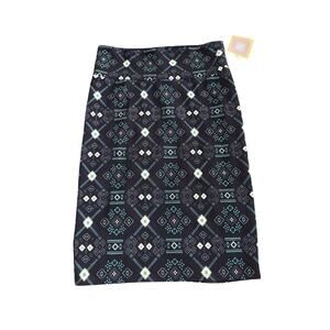 LuLaRoe Navy Aztec Cassie Skirt - Large - New
